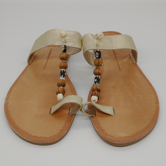 bead sandals without sole